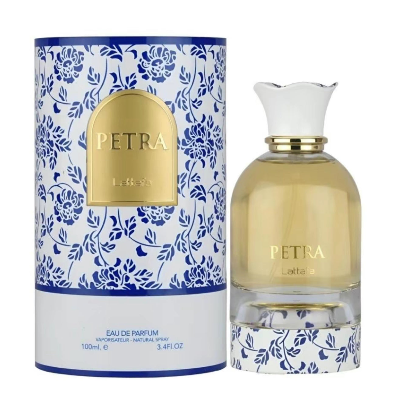 Lattafa Petra 100ml Eau de Parfum. Unisex Fruity Floral Gourmand Fragrance | Plum Rum Coconut Vanilla Musk Scent with Tuberose and
Praline