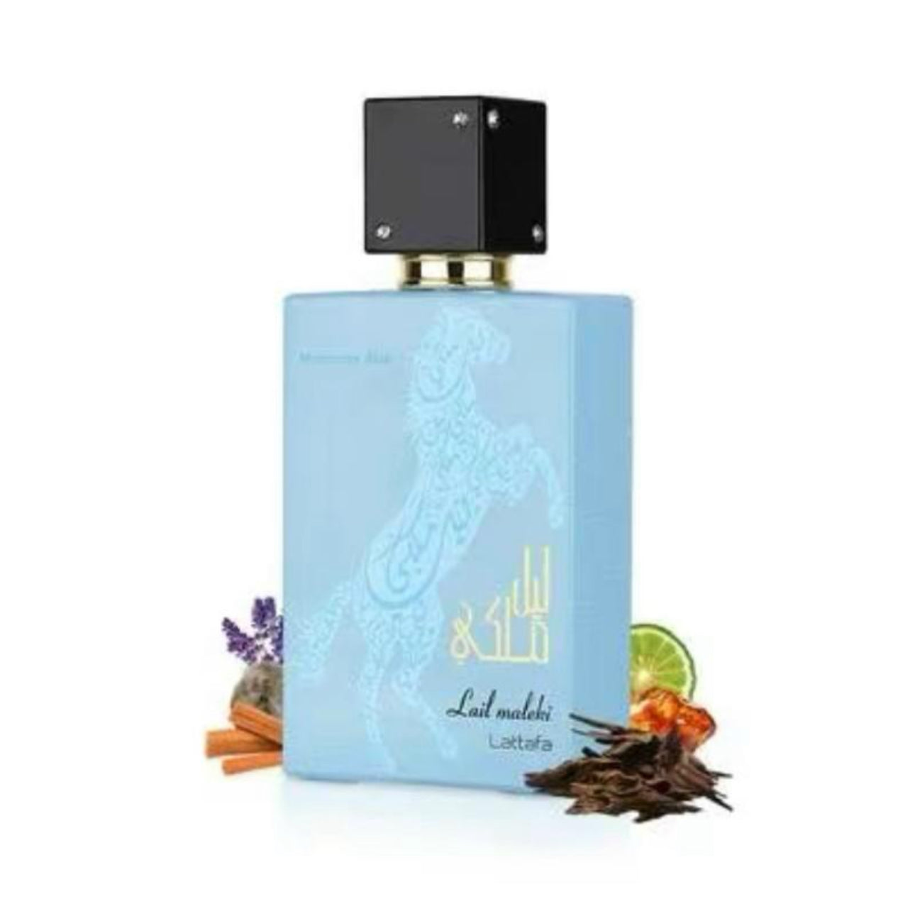Lattafa Lail Maleki Moroccan Blue Eau De Parfum 100ml Unisex Fresh Citrus Floral Fragrance
