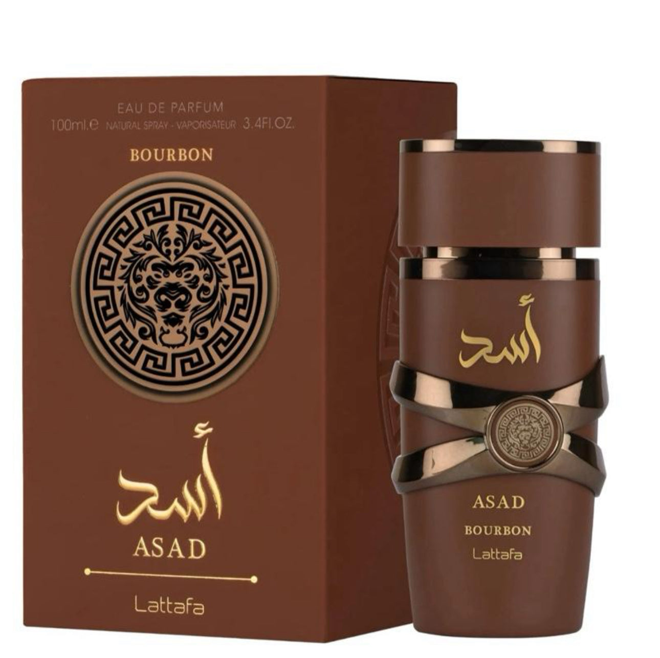 ASAD Bourbon  100ml Edp - Vanilla Cacao Creamy Sweet Unisex Fragrance