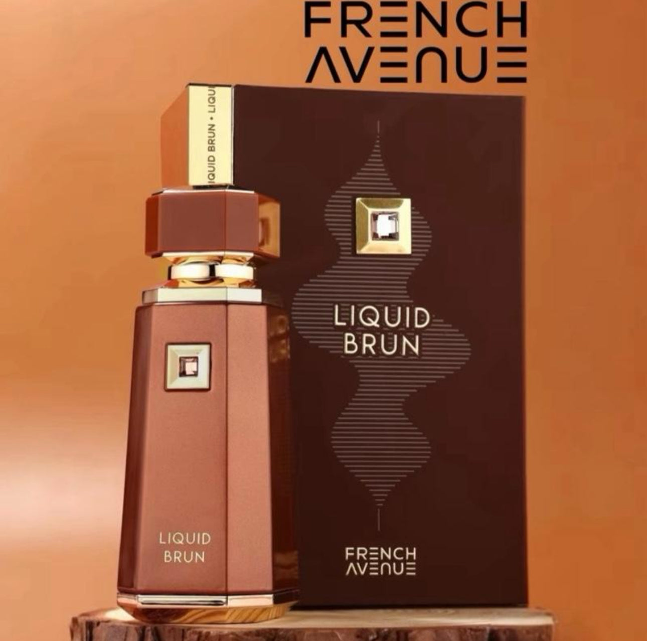 French Avenue Liquid Brun 100ml Eau De Parfum - Best Seller Unisex Fragrance with Rich Aroma