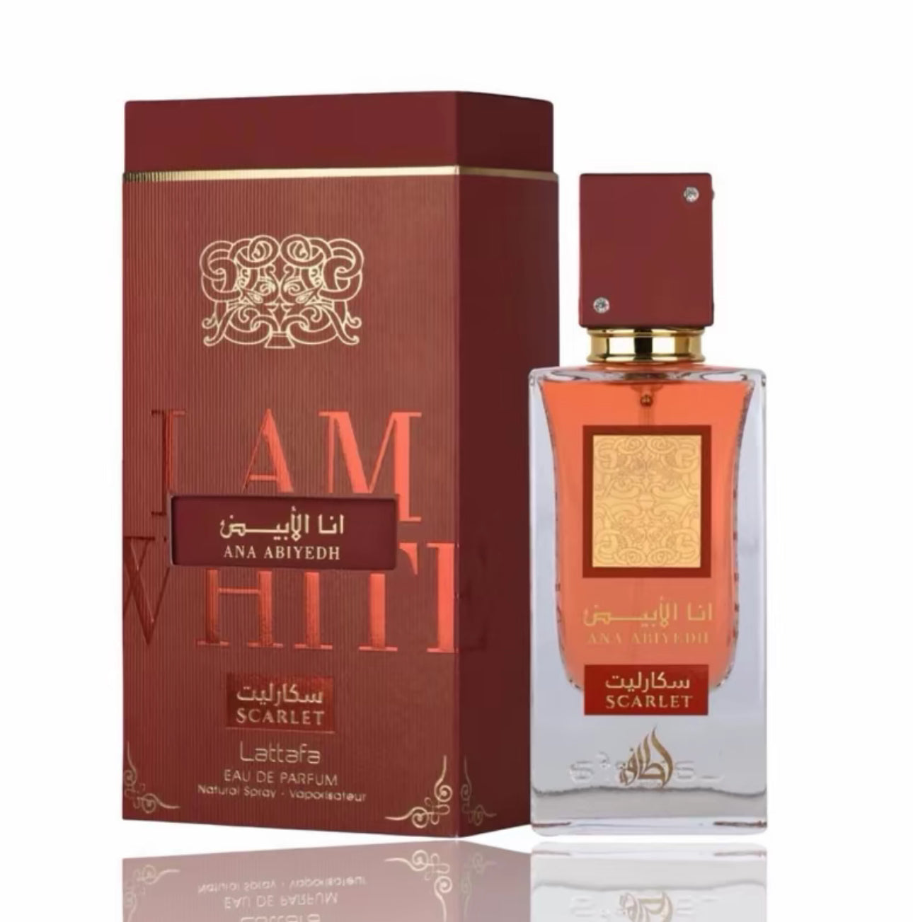 Lattafa Ana Abiyedh Scarlet 60ml Eau De Parfum For Women