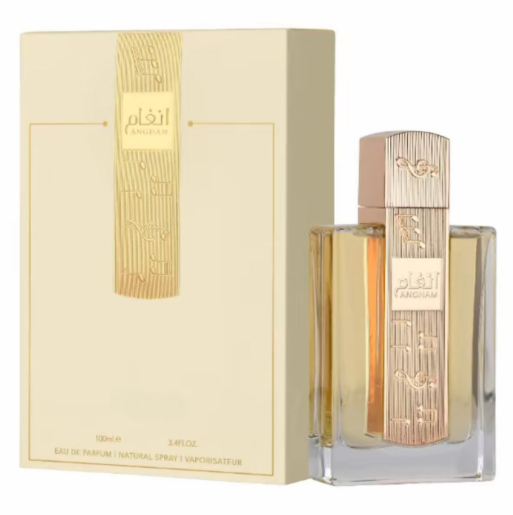 Angham Lattafa 100mls Eau de Parfum Vanilla Gourmand Scent For Men & Women Best Seller with Amber ,Vanilla and