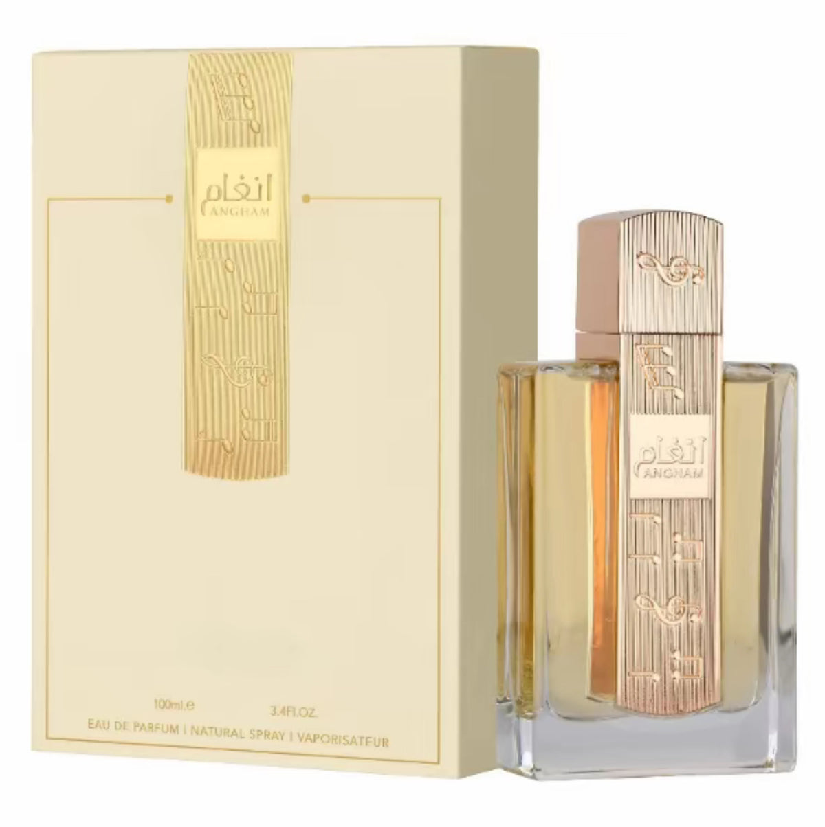 Angham Lattafa 100mls Eau de Parfum Vanilla Gourmand Scent For Men & Women Best Seller with Amber ,Vanilla and
