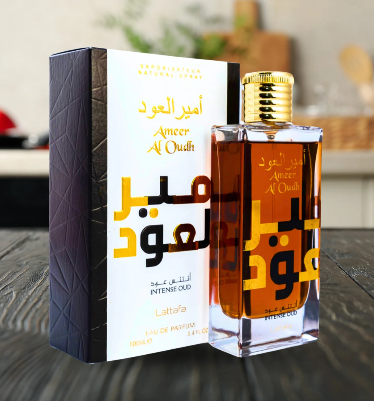 Lattafa Ameer Al Oudh Intense Oud 100 ML Eau de
Parfum - Unisex Rich Oud Vanilla Scent