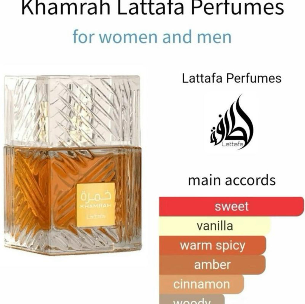 Lattafa Khamrah 100ml EDP Viral Fragrance for Men and Women Rich Spicy Gourmand Scent
