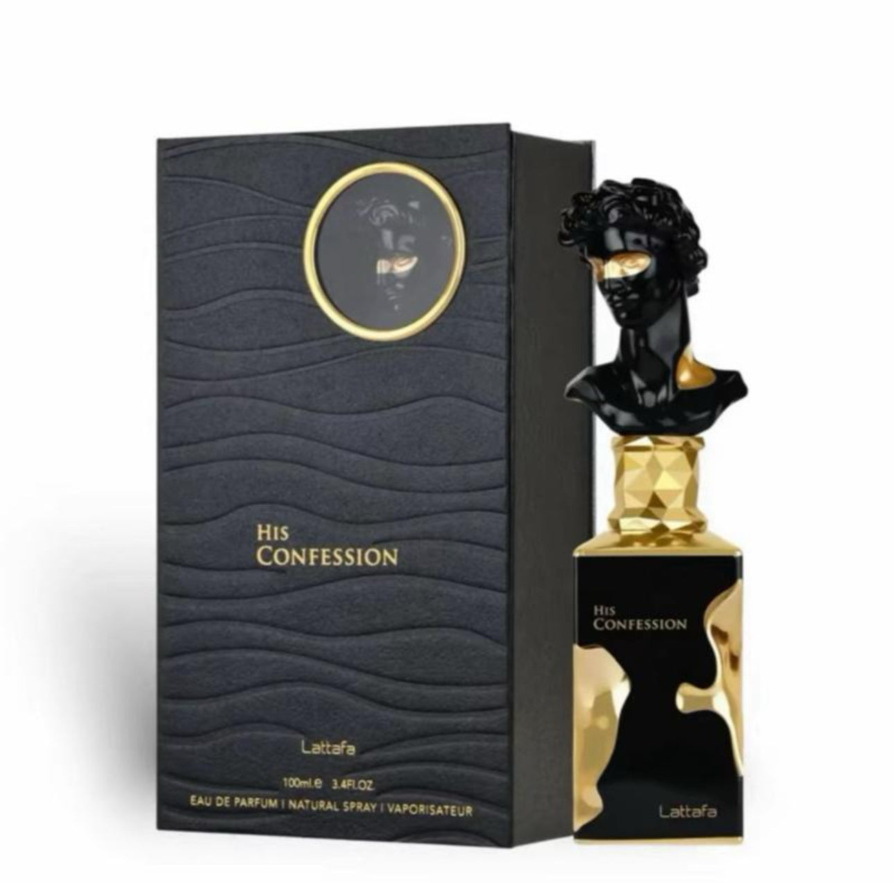 Lattafa His Confession 100ml EDP - Spicy Aromatic Niche Fragrance for Men