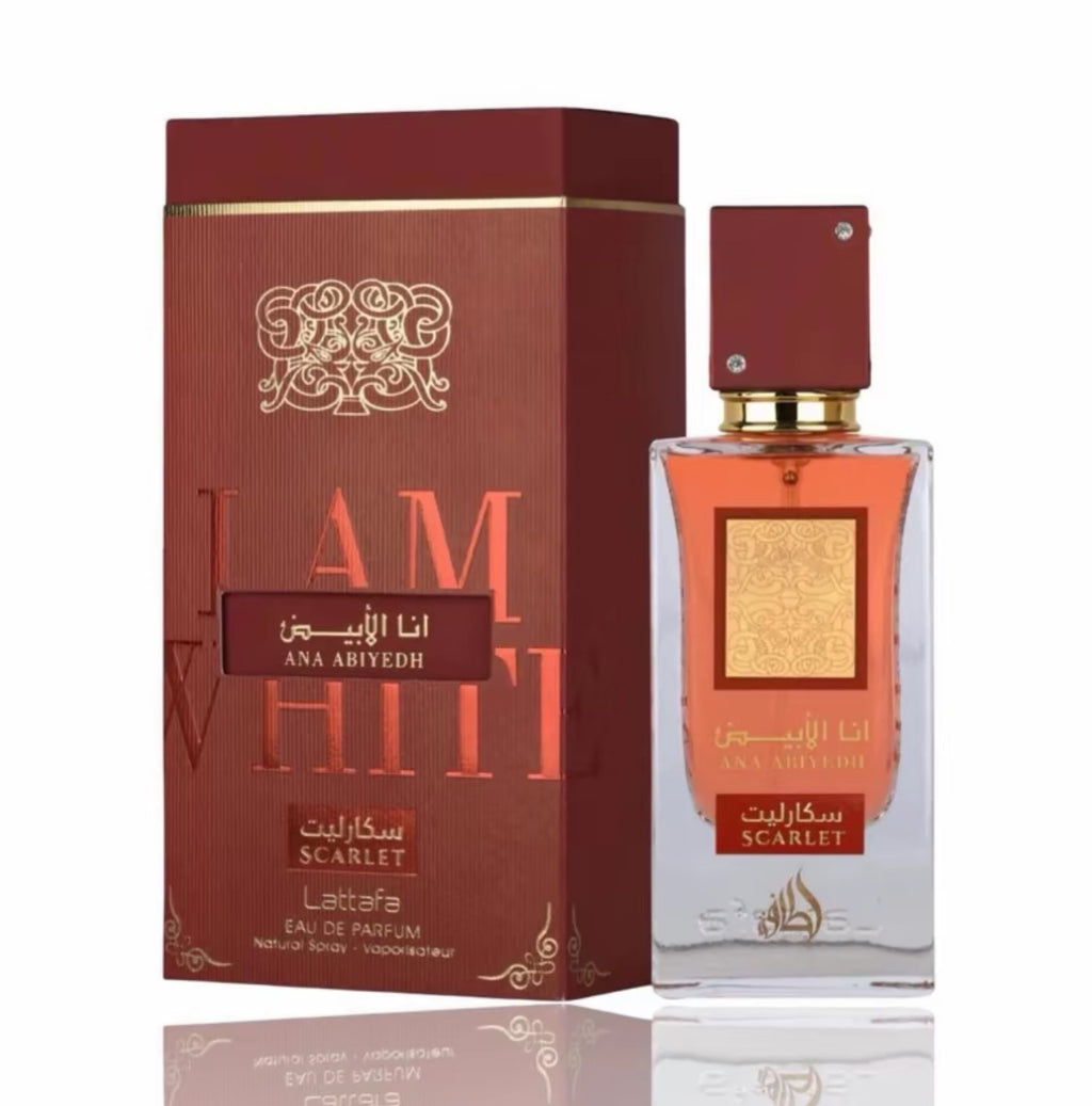 Lattafa Ana Abiyedh Scarlet 60ml Eau De Parfum For Women
