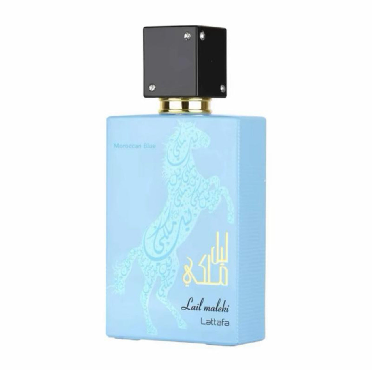 Lattafa Lail Maleki Moroccan Blue Eau De Parfum 100ml Unisex Fresh Citrus Floral Fragrance
