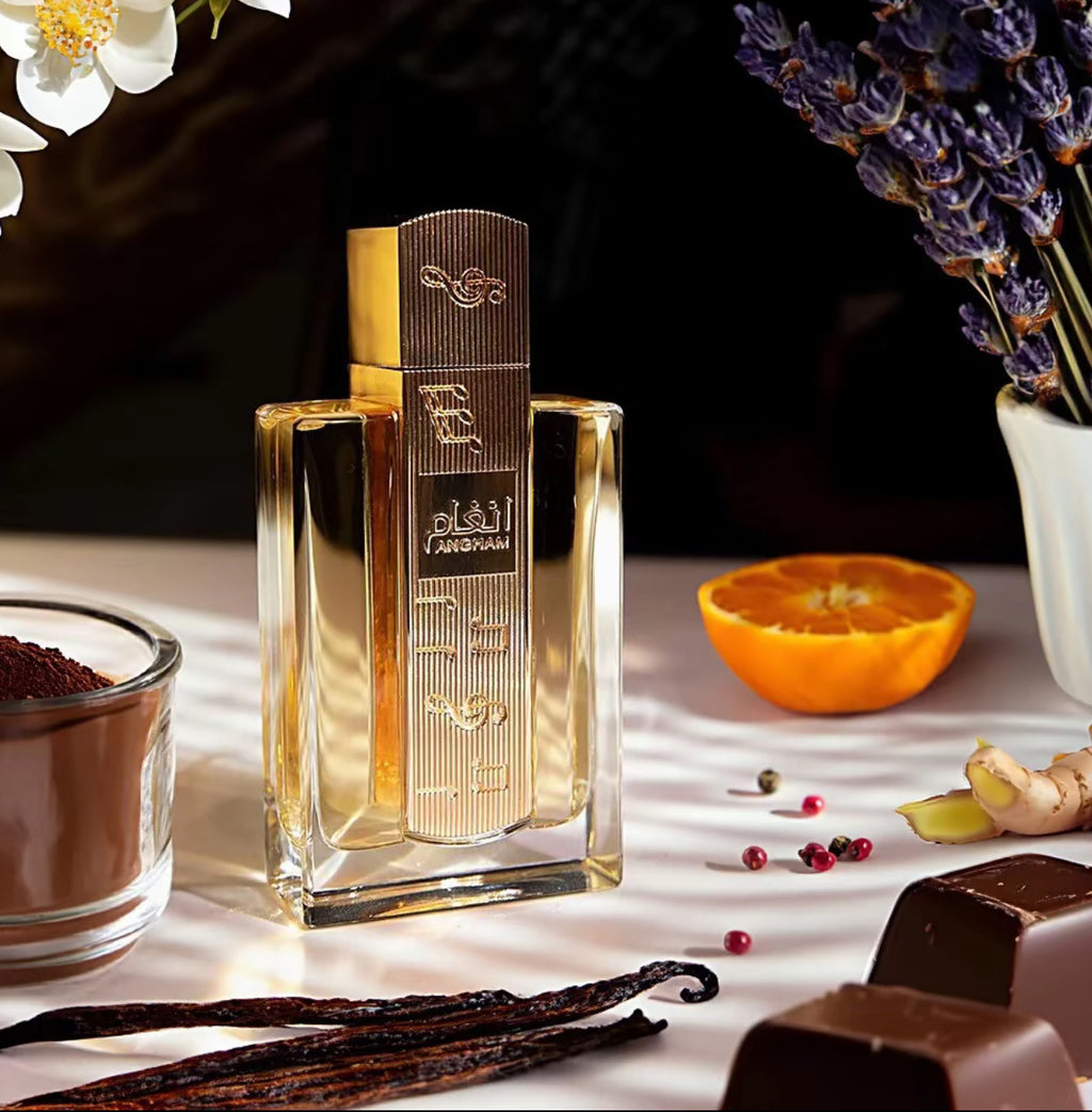 Angham Lattafa 100mls Eau de Parfum Vanilla Gourmand Scent For Men & Women Best Seller with Amber ,Vanilla and