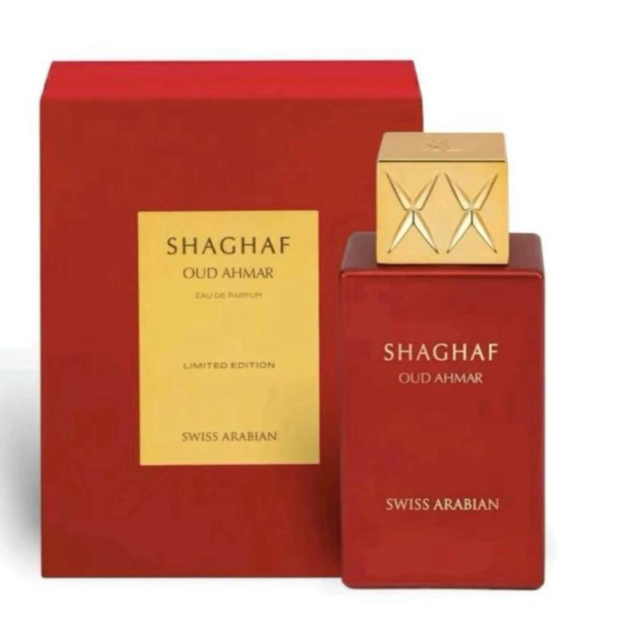 Swiss Arabian Shaghaf Oud Ahmar 75ml Eau De Parfum - Fruity Floral Vanilla Amber Musk Unisex Fragrance