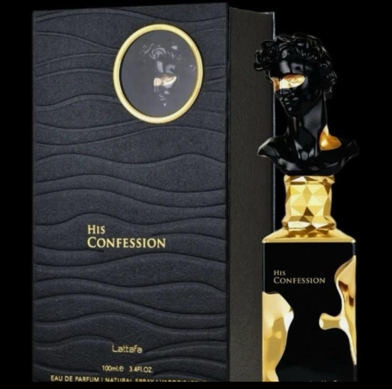 Lattafa His Confession 100ml EDP - Spicy Aromatic Niche Fragrance for Men