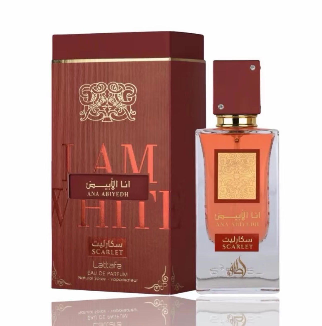 Lattafa Ana Abiyedh Scarlet 60ml Eau De Parfum For Women