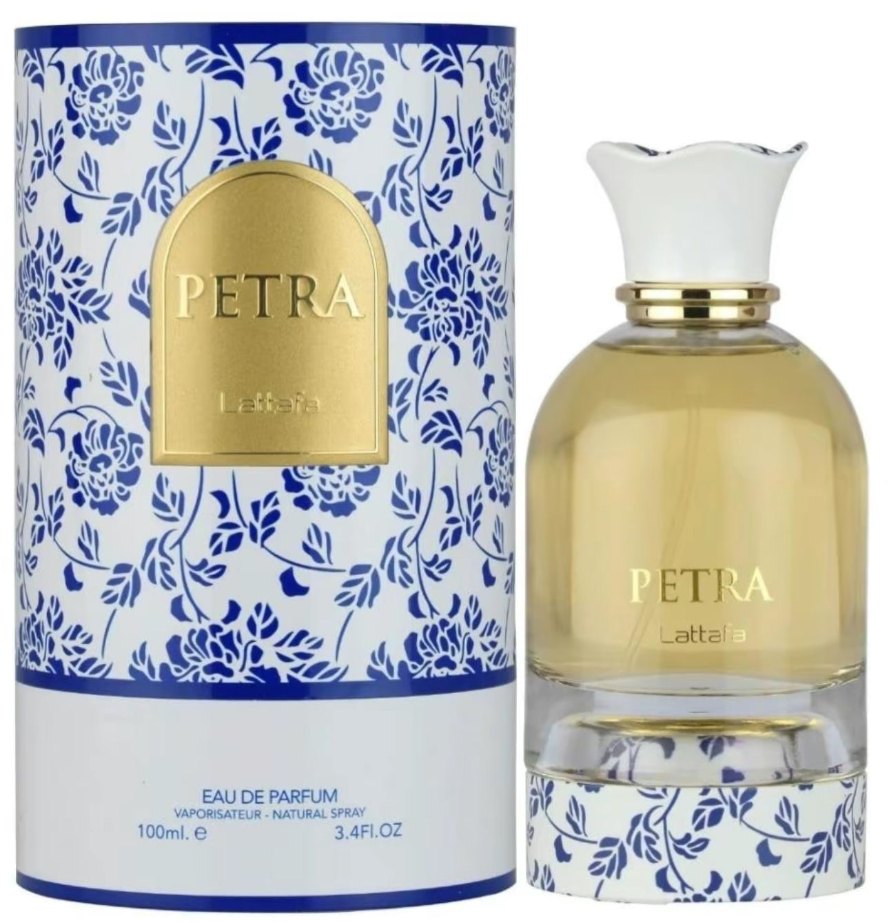 Lattafa Petra 100ml Eau de Parfum. Unisex Fruity Floral Gourmand Fragrance | Plum Rum Coconut Vanilla Musk Scent with Tuberose and
Praline